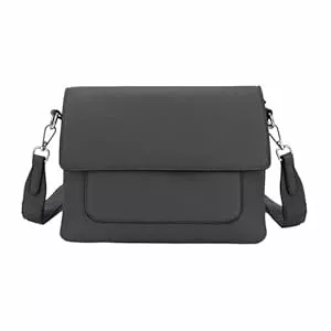 ITALYSHOP24 Taschen & Rucksäcke ITALYSHOP24 Damen Tasche Shopper Brusttasche Schultertasche Crossbody Trio Umhängetasche Messenger Handtasche Crossover BodyBag