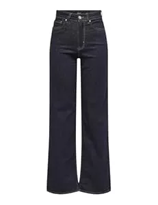 ONLY Jeans ONLY Female Jeans mit weitem Bein ONLMADISON Hohe Taille Weiter Beinschnitt Jeans