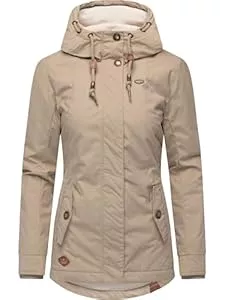 Ragwear Jacken Ragwear Damen warme Winterjacke kurz mit Kapuze Monade Intl XS-6XL