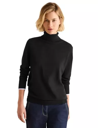 Cecil Pullover & Strickmode Cecil Damen Basic Rollkragen-Pullover