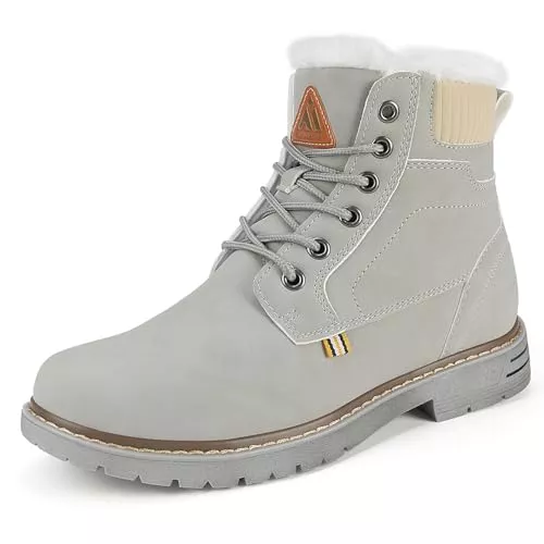 Mishansha Stiefel Mishansha Winterschuhe Damen Warme Gefüttert Winterstiefel Frauen Stiefeletten 36-42 EU