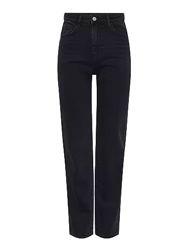 PIECES Jeans PIECES Female Straight Fit Jeans PCKELLY HW