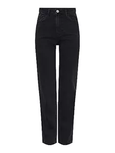 PIECES Jeans PIECES Female Straight Fit Jeans PCKELLY HW