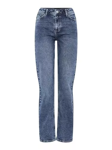 PIECES Jeans PIECES Female Straight Fit Jeans PCKELLY HW