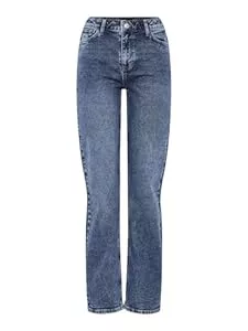 PIECES Jeans PIECES Female Straight Fit Jeans PCKELLY HW