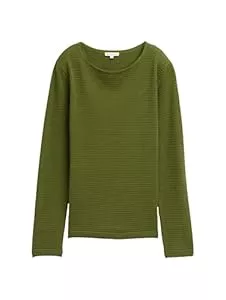 TOM TAILOR Pullover & Strickmode TOM TAILOR Damen 1049244 Strickpullover mit Ottoman-Struktur