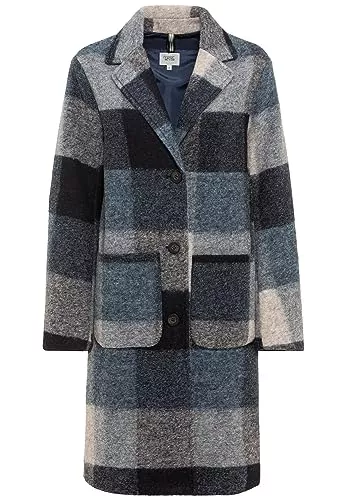 camel active Mäntel camel active Damen Wollmantel im Karomuster