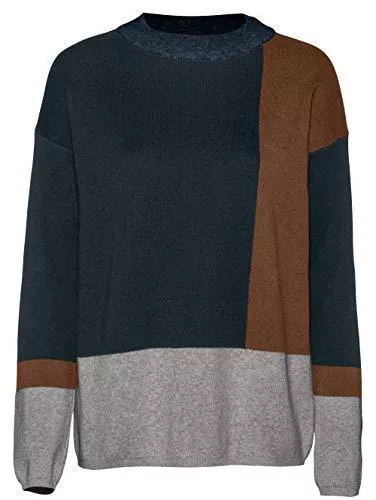 Alba Moda Pullover & Strickmode Alba Moda Damen Pullover Marineblau Baumwolle