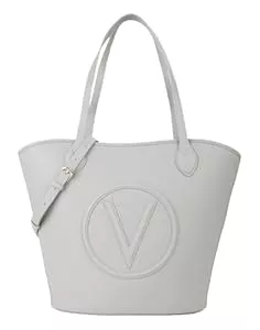 Valentino Taschen & Rucksäcke Valentino Schultertasche Special Covent Shopper Grigio Polvere hellgrau