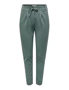 ONLY Hosen ONLY Chino Damen Hose - ONLPOPTRASH Easy COL Pant - Elegante und Bequeme Schlupfhose mit Stretch - Klassisch Geschnittene Stoffhose aus Hochwertiger Viskosemischung