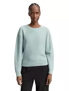 TOM TAILOR Denim Pullover & Strickmode Tom Tailor Denim Damen Strickpullover mit Rundhalsausschnitt