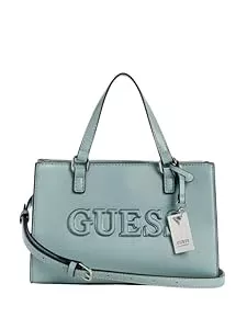 GUESS  GUESS Factory Damen Hallow Lane Satchel, Pale Denim