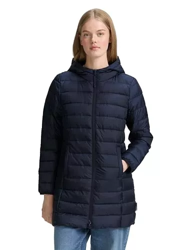 TOM TAILOR Denim Jacken TOM TAILOR Denim Damen 1046684 Lightweight Steppmantel mit Kapuze