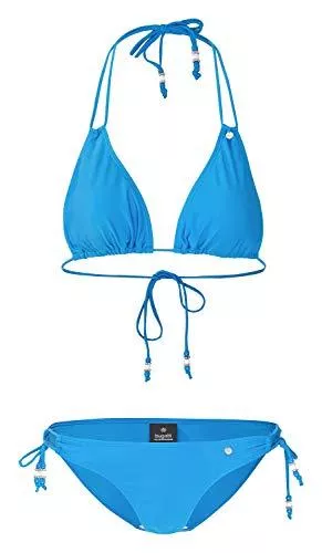 Bugatti Bademode Bugatti® Damen Bikini in Marineblau, Rose oder schwarz