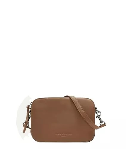 LIEBESKIND Taschen & Rucksäcke Liebeskind Berlin Umhängetasche Luka – Cross-Body Bag aus Leder mit verstellbaren Schulterriemen – kleine Schultertasche, Fächer mit Reißverschluss – Shoulder Bag, 14.5 x 20.5 x 7 cm, (H x W x D)