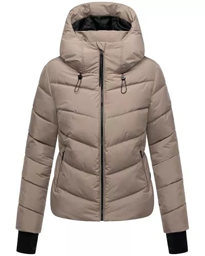 MARIKOO Jacken MARIKOO Damen Winterjacke warme Steppjacke mit verstellbarer Kapuze Yukanii XVI XS-XXL