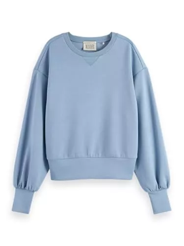 Scotch & Soda Pullover & Strickmode Scotch & Soda Damen Modal Fitted Sweatshirt Sweatshirt (1er Pack)