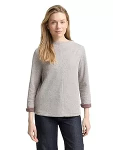 TOM TAILOR  Tom Tailor Damen 1049009 Sweatshirt mit Stehkragen