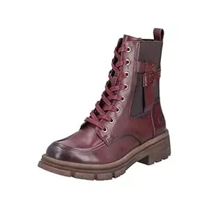 Rieker Stiefel Rieker 91432-35 Schnürstiefel Synthetik Damen in rot
