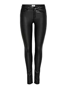 ONLY  ONLY Women's Onlroyal Hw Sk Rock Coated PIM Noos Skinny Jeans