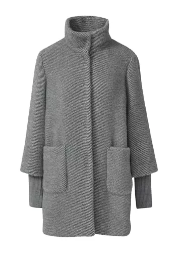 s.Oliver BLACK LABEL Mäntel s.Oliver Flauschiger Mantel mit Stehkragen und Rippbündchen