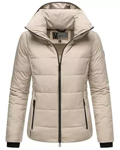 MARIKOO Jacken MARIKOO Basic Damen Steppjacke kurz mit Kapuze Radaa 16 XS-6XL
