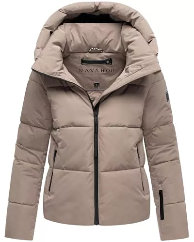 Navahoo Jacken Navahoo Damen Winterjacke warme Steppjacke mit abnehmbarer Kapuze Frostherz XIV XS-XXL