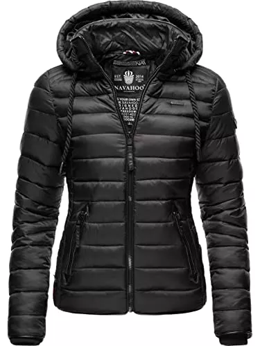 Navahoo Jacken Navahoo Damen leichte Übergangsjacke Steppjacke mit Kapuze Lulana XS-XXL