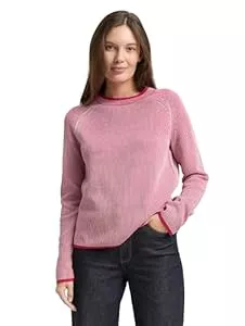 TOM TAILOR Pullover & Strickmode TOM TAILOR Damen 1049187 Strickpullover mit Rundhalsausschnitt
