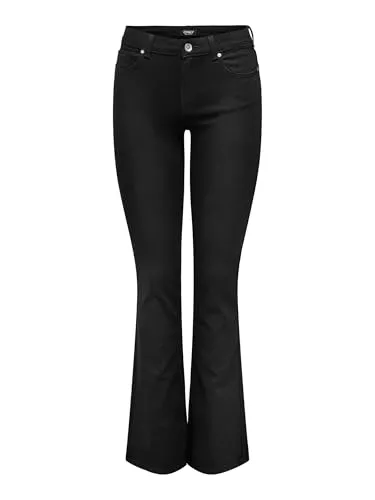 ONLY Jeans ONLY Female Flared fit Jeans ONLBLUSH Mittlere Taille Flared Jeans