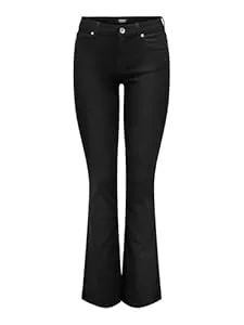 ONLY Jeans ONLY Female Flared fit Jeans ONLBLUSH Mittlere Taille Flared Jeans
