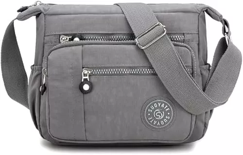 Gelory Taschen & Rucksäcke Womens Cross Body Bag Casual Umhängetasche Handtasche Multi Pocket Messenger für den täglichen Gebrauch einkaufen
