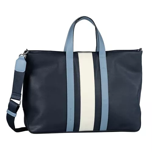 TOM TAILOR Taschen & Rucksäcke TOM TAILOR Zena Damen Shopper Umhängetasche Reißverschluss Groß Blau