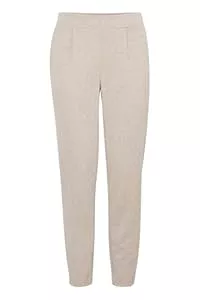 ICHI  ICHI IHKATE Jacquard Damen Hose Stoffhose mit Eingrifftaschen Paspeltaschen Gummizug leicht elastisch Regular fit