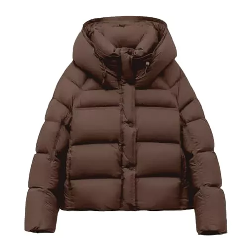 Generisch Jacken Modische Damen - Winterjacke mit kurz gesteppt leicht warm für den täglichen Gebrauch