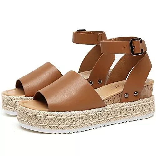 katliu Sandalen & Slides katliu Damen Plateau &amp; Keilabsatz Sandalen, 21010-07