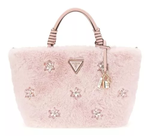 GUESS Taschen & Rucksäcke GUESS Handtasche Umhängetasche Shaida Tote Bag Lotus rosa