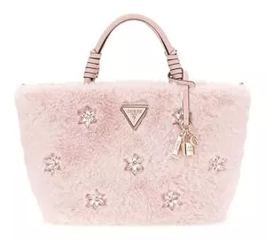 GUESS Taschen & Rucksäcke GUESS Handtasche Umhängetasche Shaida Tote Bag Lotus rosa