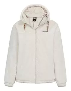 Pioneer Camp Jacken Pioneer Camp Damen Extra Warme 650g Fleecejacke mit Kapuze, Atmungsaktiv und Winddicht, Outdoor Freizeit Sweatjacke