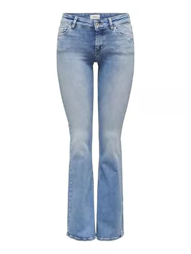 ONLY Jeans ONLY Female Flared fit Jeans ONLBLUSH Niedrige Taille Flared Jeans