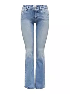 ONLY  ONLY Female Flared fit Jeans ONLBLUSH Niedrige Taille Flared Jeans