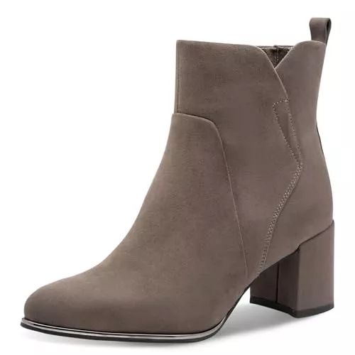 MARCO TOZZI Stiefel MARCO TOZZI Damen Stiefeletten mit Blockabsatz Vegan
