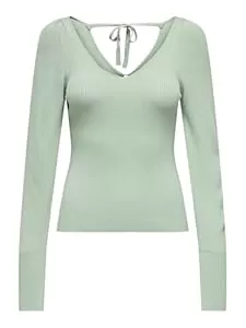 ONLY  ONLY Damen Onlleelo Ls V-Neck KNT Pullover (1er Pack)