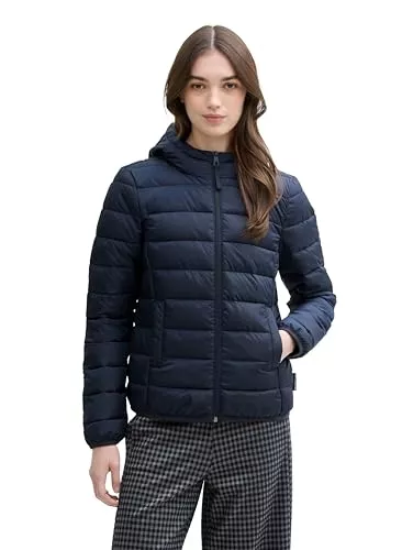 TOM TAILOR Denim Jacken TOM TAILOR Denim Damen Lightweight Steppmantel mit Kapuze