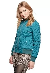 Urban Classics Jacken Urban Classics Damen Ladies Diamond Quilt Nylon Jacket