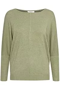 b.young Pullover & Strickmode b.young BYPIMBA BAT Jumper Damen Strickpullover Feinstrick Pullover mit U-Boot-Ausschnitt und Fledermausärmel