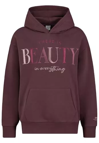 Sublevel Kapuzenpullover Sublevel Damen Hoody Kuscheliger Kapuzenpullover Weich Hoodie mit Kapuze Sweatshirt gestickter Slogan XS-XXL