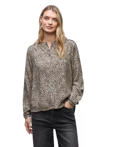 Street One Langarmblusen Street One Damen Leo Bluse mit Tapedetails