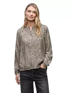 Street One Langarmblusen Street One Damen Leo Bluse mit Tapedetails
