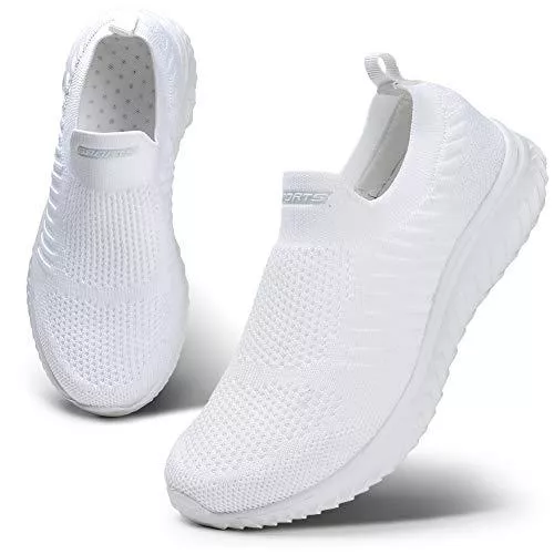 HKR Sneaker & Sportschuhe HKR Damen Slip On Sneakers Walkingschuhe Leichte Atmungsaktiv Freizeitschuhe Outdoor Gym Bequem Turnschuhe